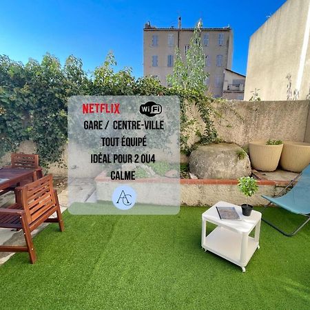 Le Grand Bleu Terrasseclimwifinetflix Proche Gare-Centre Lägenhet Marseille Exteriör bild