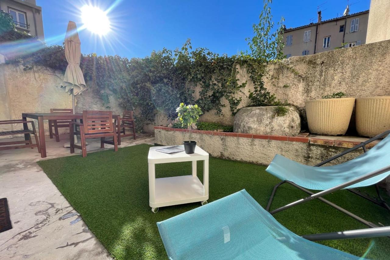 Le Grand Bleu Terrasseclimwifinetflix Proche Gare-Centre Lägenhet Marseille Exteriör bild