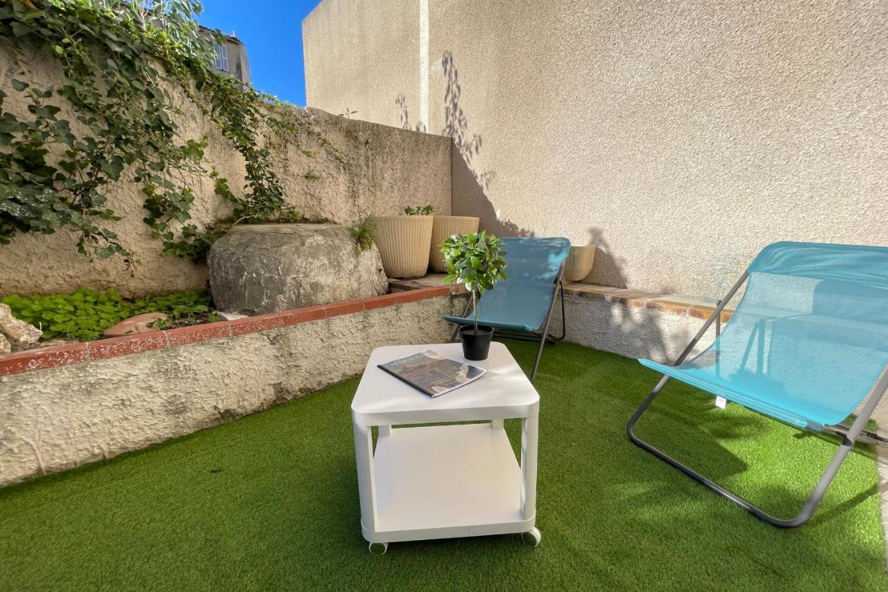 Le Grand Bleu Terrasseclimwifinetflix Proche Gare-Centre Lägenhet Marseille Exteriör bild